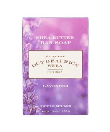 Out of Africa Shea Butter Bar Soap Lavender 4 oz (120 g)