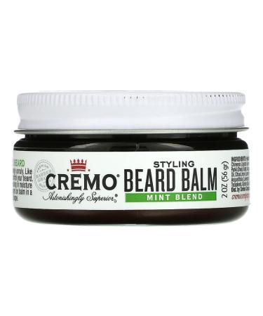 Cremo Styling Beard Balm Mint Blend 2 oz - Nourishing & Styling for Beards - Buy Online on GoSupps.com