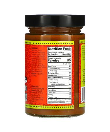 Maya Kaimal Spicy Vindaloo Simmer Sauce - Zesty Coconut & Chili, 12.5 oz (354 g) - Authentic Indian Flavors - Buy Online on GoSupps.com