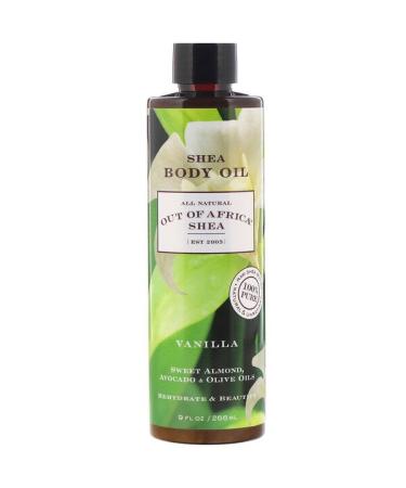 Out of Africa Shea Body Oil Vanilla 9 fl oz (266 ml)