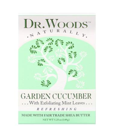 Dr. Woods Bar Soap Garden Cucumber 5.25 oz (149 g)