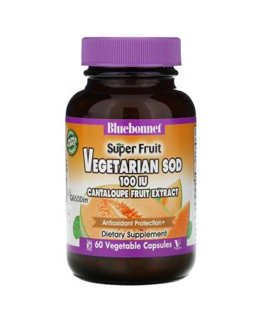 Bluebonnet Nutrition Cantaloupe Melon Fruit Extract 100 IU 60 Vcaps