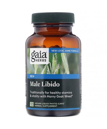 Gaia Herbs Men Male Libido 120 Vegan Liquid Phyto-Caps