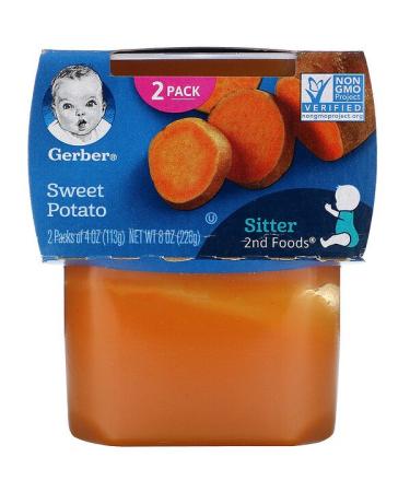 Gerber Sweet Potato 2 Pack 4 oz (113 g) Each