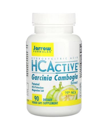 Jarrow Formulas HCActive Garcinia Cambogia Extract 90 Veggie Caps