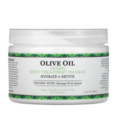 Nubian Heritage Olive Oil Vegan Deep Treatment Masque 12 oz (340 g)