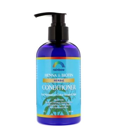 Rainbow Research Henna & Biotin Herbal Conditioner 8 fl oz (240 ml)