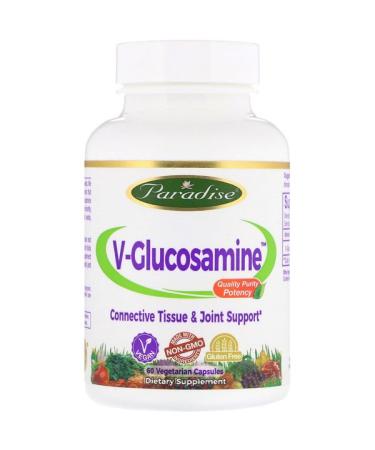 Paradise Herbs V-Glucosamine 60 Vegetarian Capsules