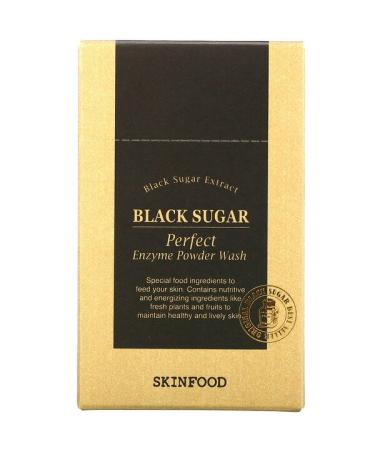 Skinfood Black Sugar Perfect Enzyme Powder Wash 30 Packets 0.04 fl oz (1.2 g) Each
