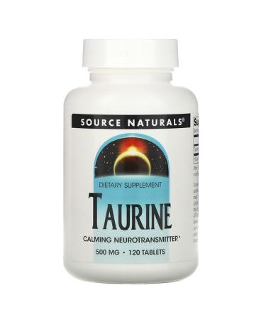 Source Naturals Taurine 500 mg 120 Tablets