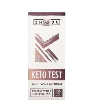 Zhou Nutrition Keto Test 125 Test Strips