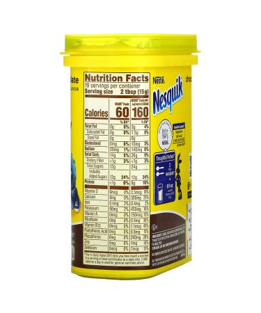 Nesquik Chocolate Powder 10 oz - Nestle Gourmet Drink Mix - Buy Online on GoSupps.com