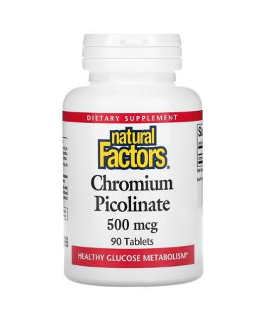 Natural Factors Chromium Picolinate 500 mcg 90 Tablets