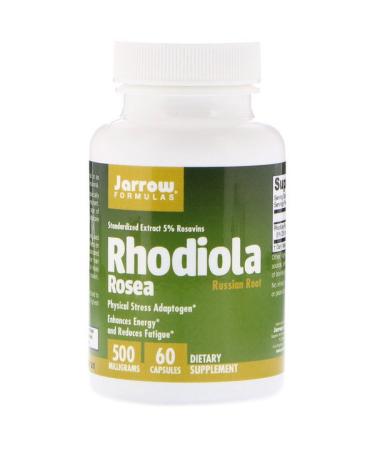 Jarrow Formulas Rhodiola Rosea 500 mg 60 Capsules