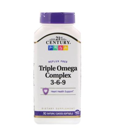 21st Century Triple Omega Complex 3-6-9 90 Enteric Coated Softgels