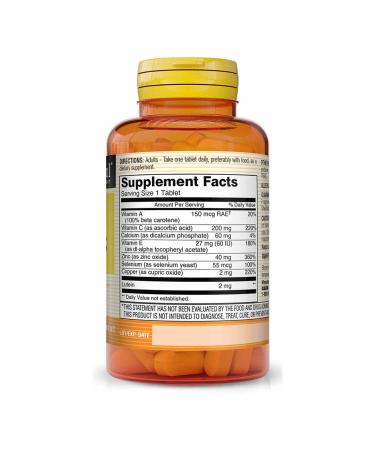 Mason Natural Vision Vitamins Plus Lutein - 60 Tablets for Eye Health & Vision Support - Buy Online on GoSupps.com