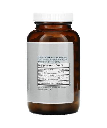 Metabolic Maintenance CalMag Plus with Vitamin D & K2 MK-7 - 180 Capsules for Bone Health - Buy Online on GoSupps.com