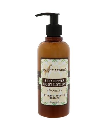 Out of Africa Shea Butter Body Lotion Vanilla 9 fl oz (270 ml)
