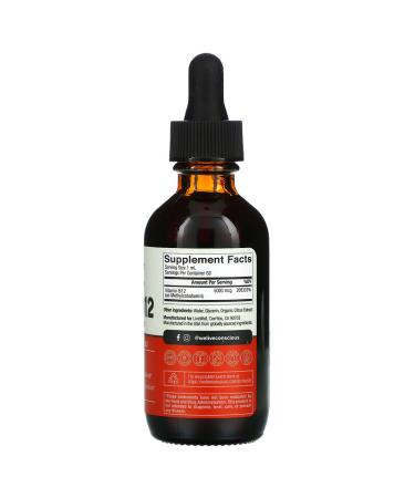 Live Conscious Vegan B12 Maximum Strength 60 mL - Boost Energy & Wellness - Buy Online on GoSupps.com