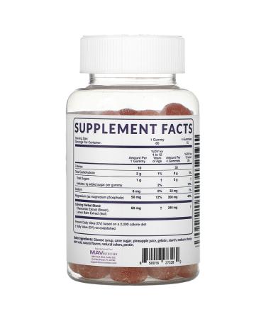 MAV Nutrition Kids Calming Gummies - Mixed Berry 60 Count | Natural Anxiety Relief - Buy Online on GoSupps.com