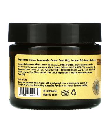 Sunny Isle Jamaican Black Castor Oil Butter - Pure Coconut 2 Fl Oz | Natural Hair & Skin Care - Buy Online on GoSupps.com