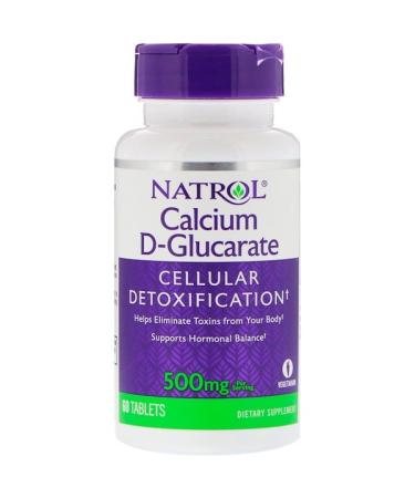Natrol Calcium D-Glucarate 500 mg 60 Tablets