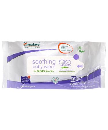 Himalaya Soothing Baby Wipes Alcohol Free 72 Wipes