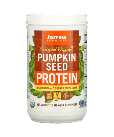 Jarrow Formulas Certified Organic Pumpkin Seed Protein 16 oz (454 g)