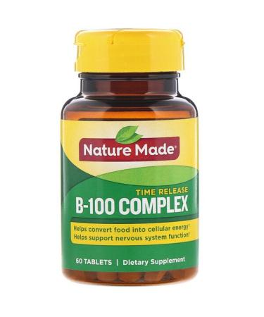 Nature Made B-100 Complex Time Release 60 Tablets
