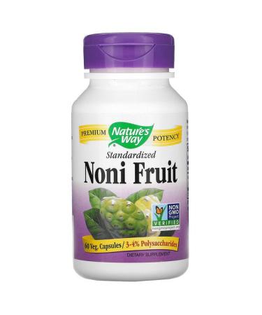 Nature's Way Noni Fruit Standardized 60 Veg Capsules
