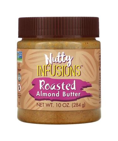 Now Foods Nutty Infusions Roasted Almond Butter 10 oz (284 g)