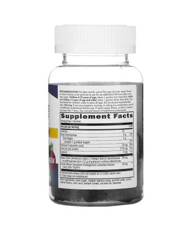 Nature's Way Sambucus Elderberry Gummies - Immune Support with South African Geranium | 36 Count - Buy Online on GoSupps.com