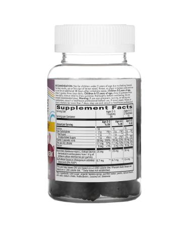 Nature's Way Sambucus Kids Immune Support Gummies | Elderberry & Geranium | 36 Count - Buy Online on GoSupps.com