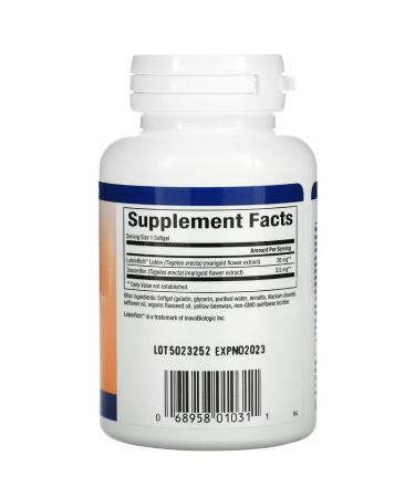 Buy Natural Factors Lutein 20 mg - 30 Softgels for Eye Health - Buy Online on GoSupps.com