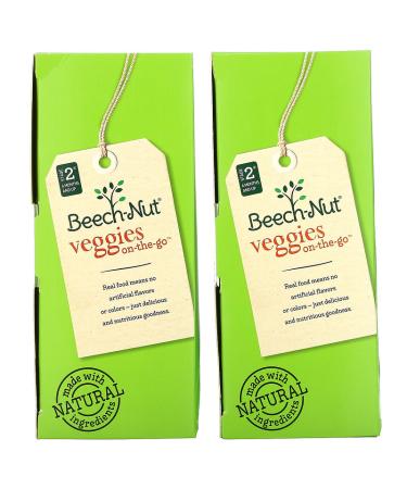 Beech-Nut Veggies Stage 2: Pumpkin Zucchini & Apple - 12 Pouches (3.5 oz Each) | Healthy Baby Food - Buy Online on GoSupps.com
