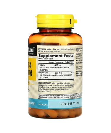 Mason Natural Calcium & Magnesium 100 Tablets - Essential Bone Health Support - Buy Online on GoSupps.com