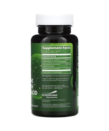MRM Vegan Glucosamine Chondroitin & Hyaluronic Acid - 60 Vegan Capsules for Joint Health - Buy Online on GoSupps.com