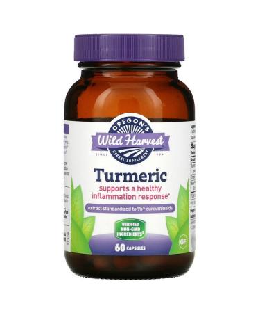 Oregon's Wild Harvest Turmeric 60 Capsules
