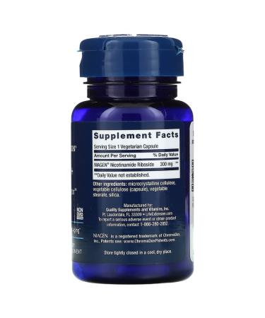 Life Extension NAD+ Cell Regenerator 300mg - 30 Vegetarian Capsules for Energy & Vitality - Buy Online on GoSupps.com