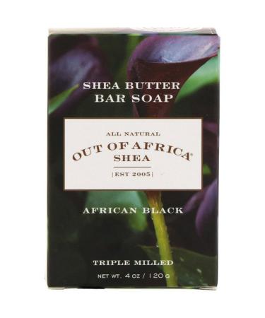 Out of Africa Shea Butter Bar Soap African Black 4 oz (120 g)