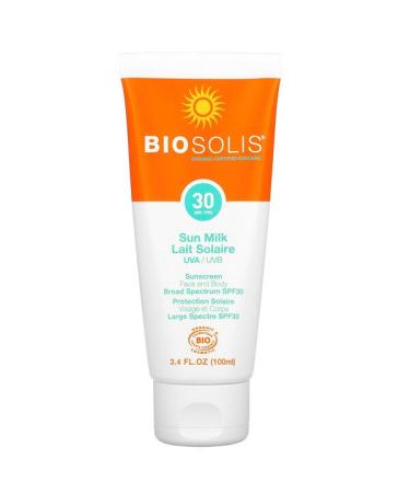 Biosolis Sun Milk Sunscreen SPF 30  3.4 fl oz (100 ml)