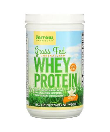 Jarrow Formulas Grass Fed Whey Protein Vanilla Flavor 13 oz (370 g)