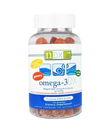 Natural Dynamix (NDX) Omega-3 DX 120 Gummies