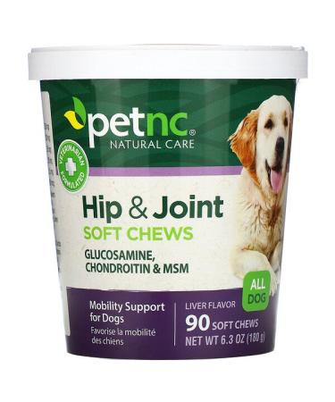 petnc NATURAL CARE Hip & Joint All Dog Liver 90 Soft Chews