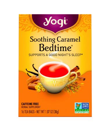 Yogi Tea Soothing Caramel Bedtime Caffeine Free 16 Tea Bags 1.07 oz (30 g)