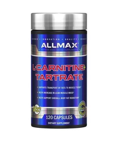 ALLMAX Nutrition L-Carnitine + Tartrate 120 Capsules