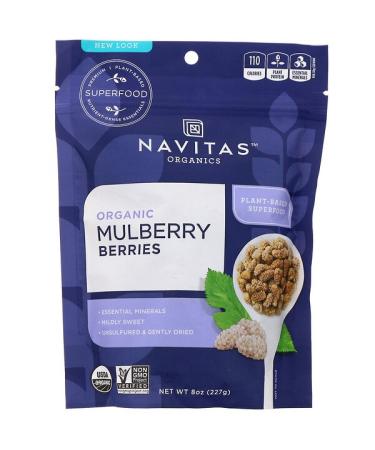 Navitas Organics Organic Mulberry Berries 8 oz (227 g)