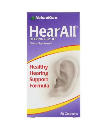 NaturalCare HearAll Healthy Hearing Support Formula 60 Capsules