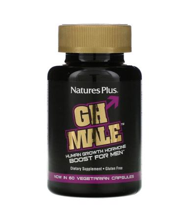 Nature's Plus GH Male Human Growth Hormone for Men 60 Vegetarian Capsules