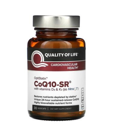 Quality of Life Labs CoQ10-SR 30 Vegicaps